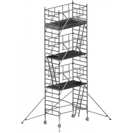 Zarges Z600 S-Plus Safetyställning 1,35x2,50x6,40 meter, Stegar & ställningar