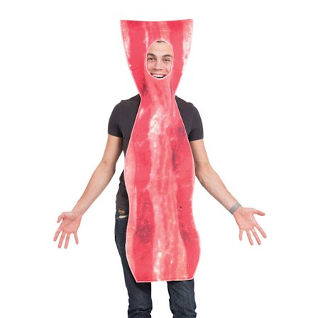 Bristol Novelty Unisex Adult Bacon Costume Rosa