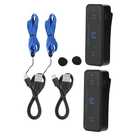 2 stk. Mini Walkie Talkie Business Intercom 2-vejs Radio med 1-3 km Kommunikationsafstand