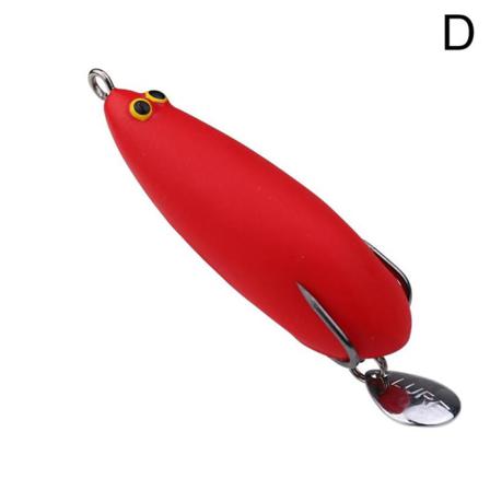 1x 6cm Thunder Frog Pocket Räkor Chicken Claw Hook Lure Lure Wi