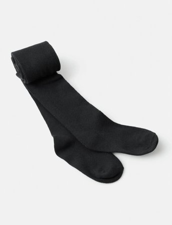 Mango Knitted Tights - Black - 9-10