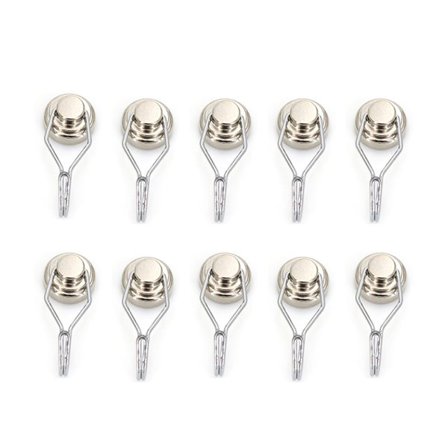 Magneettikoukku jousikiinnikkeellä - Ø32 mm, kantavuus 30 kg, 10-pakkaus