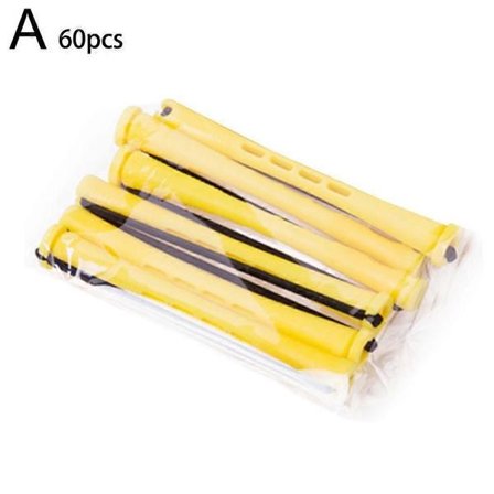 60 st Hårrullar Permanentstavar Kall Permanent Locktänger Rullar för Salong Hemstylingverktyg