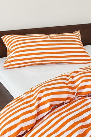 Jotex - Örngott 50x90 Cm Orange/vit KAYO - Köp Örngott hos Jotex