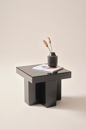 Jotex - Beistelltisch 50 x 50 Cm Schwarz - CROZZ - Kaufe Beistell- und Ablagetische bei Jotex