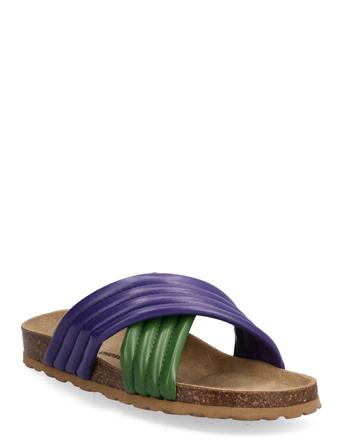 Color Block Cross Straps Sandals Shoes Summer Shoes Flat Sandals Multi/mönstrad Bobo Choses