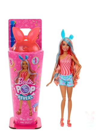 Pop Reveal Barbie Shakes Doll 2 Patterned Barbie