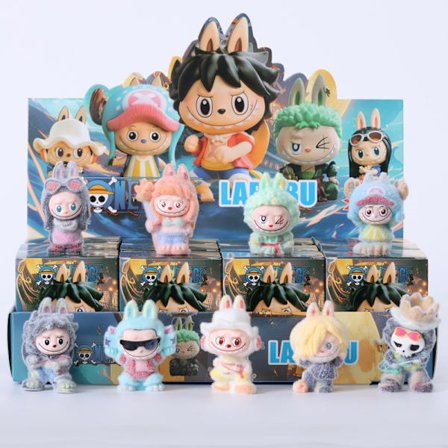 Monster Adventskalender 2025, Hollow Joy Hengende Dekorasjoner & Trendy Blind Box Leketøysett, Piratdukker Edition{REN}