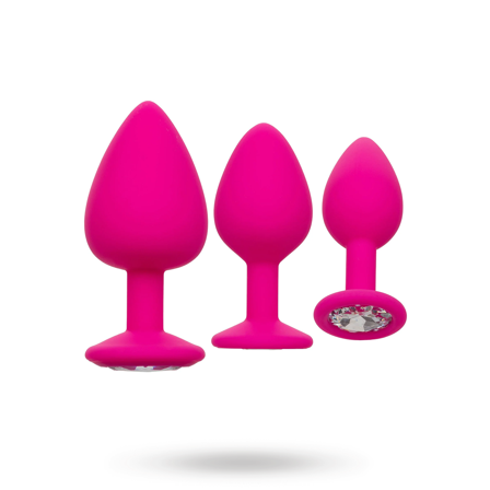 Calexotics: Cheeky Gems Anal Training Kit Pink