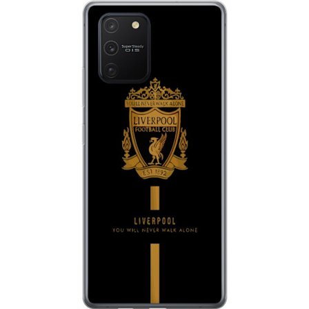 Kompatibelt Mobildeksel til Samsung Samsung Galaxy S10 Lite Liverpool klubbemblem rød hvit svart design