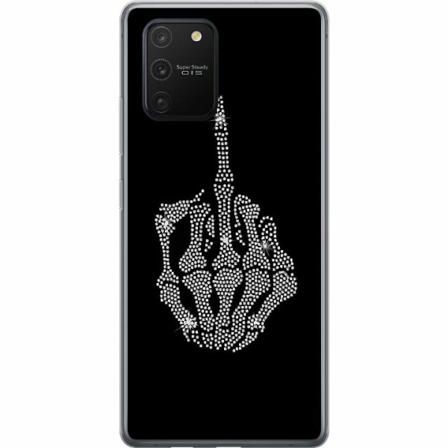 Samsung Galaxy S10 Lite Genomskinligt Skal Fuck You Bling