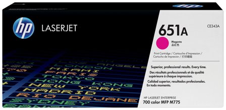 HP 651A magenta LaserJet-tonerkassett, original, 886111121359
