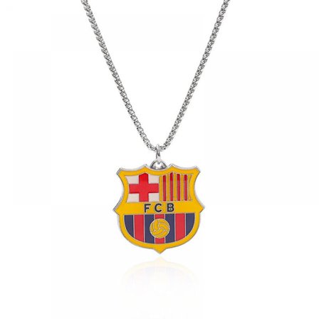 Halsband med FC Barcelonas emblem