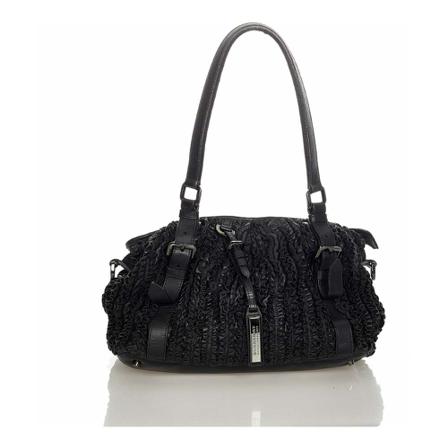 Burberry Vintage Pre-owned Shoulder Bags Sort, Dame Vintage Tasker, Størrelse: ONE Size
