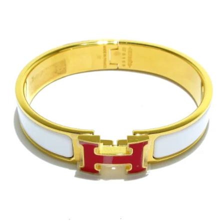 Hermès Vintage Pre-owned Metal hermes-jewelry , Wit , Dames , Maat: ONE Size Vintage Sieraden