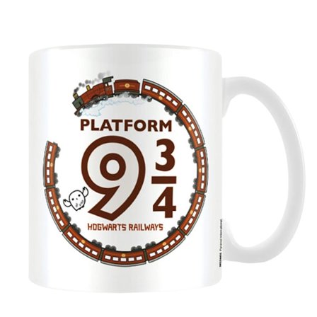 Harry Potter Chibi Platform 9 3/4 Mugg En Storlek Vit