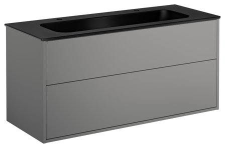 Gustavsberg Artic Allaskaappi 120 cm, pesualtaalla, 2 hanareikää, Kylpyhuone