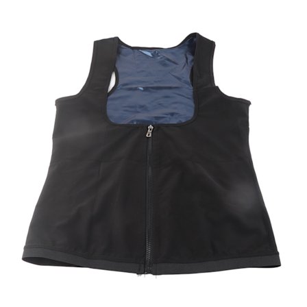 Mäns svett väst midja tränare träning bastu tank top manlig kropp shaper skjorta väst 2XL/3XL