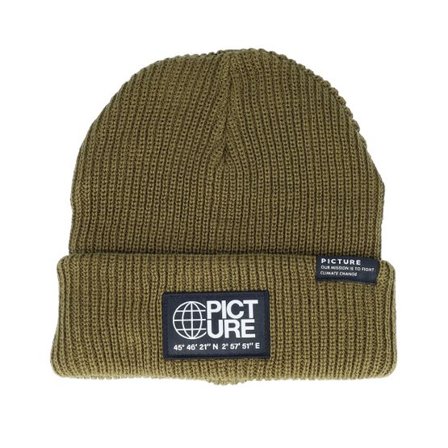 Picture - Grön cuff Beanie - Skalavik Beanie C Army Green Cuff @ Hatstore
