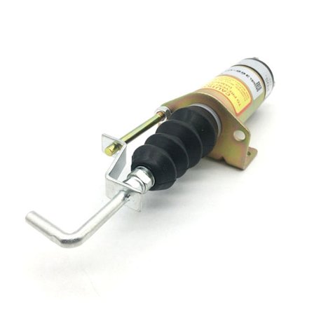 Stop Solenoid 12V 24V 366-07197 366-07198 Brændstofafbrydersolenoid til elektrisk generator Stop Solenoid