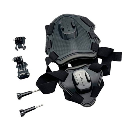 Kameravest for kjæledyr Justerbar stropp 360° rotasjonsfeste for små til store hunder