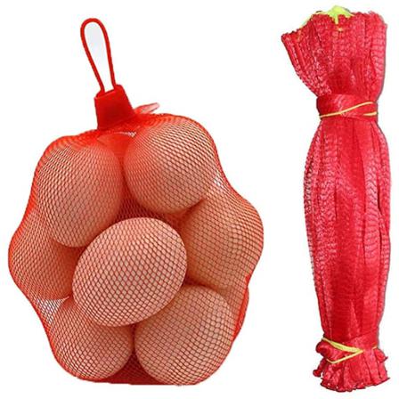 200 Bitar Av Nylon Frukt- Och Grönsaksförpackning Mesh Påse