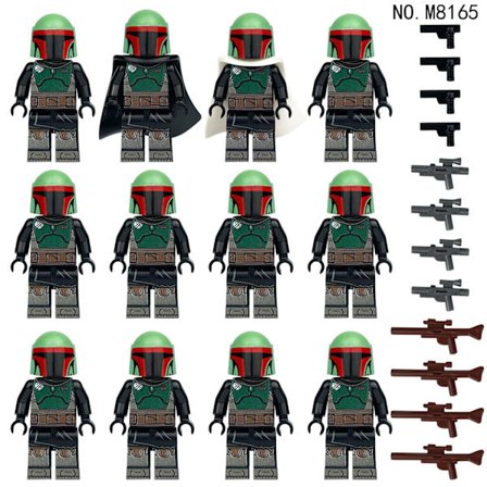 12-delt Star Wars Byggeklods Minifigur Legetøjssæt til Børn