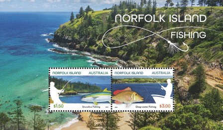 Norfolk Island - Fiskeri - Postfrisk miniark