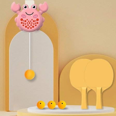 6st Hängande Pingpong Trainer Bordtennis ROSA