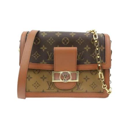 Louis Vuitton Vintage, Pre-owned Leather louis-vuitton-bags Bruin, Dames, Maat:ONE Size