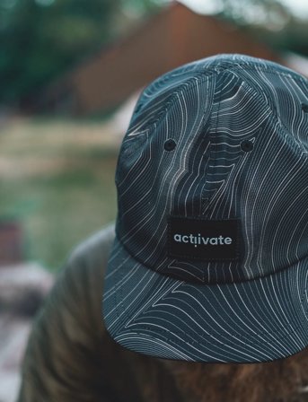 Actiivate Blaze Height Foldable Cap - Black - ONE SIZE