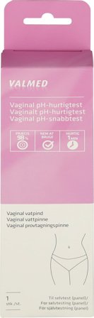 ValMed Vaginal pH-hurtigtest 1 stk, Medicin & Pleje, Hjemmetests, Øvrige Tests