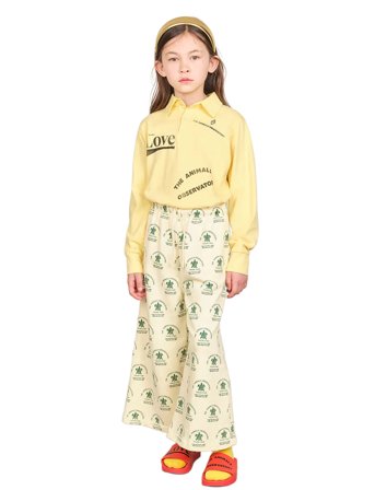 THE ANIMALS OBSERVATORY Platypus Kid Sweatpants White Flowers - White - 14 Y