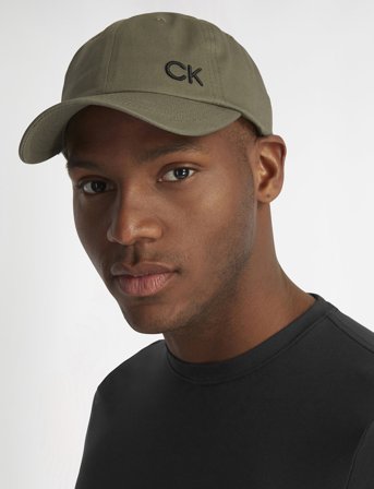 Calvin Klein Golf Cotton Twill Caps - Beige - ONE SIZE
