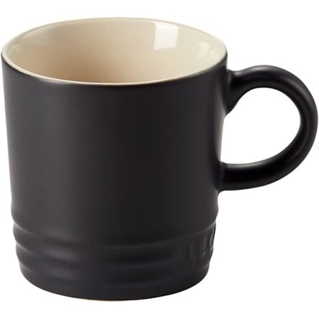 Stengodsmugg, 350 ml, Cerise Matt Svart