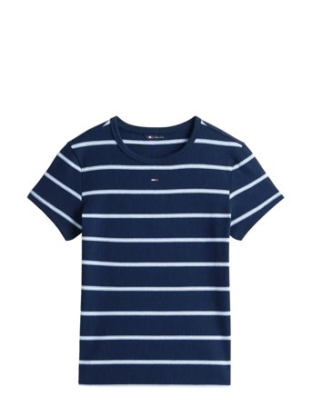 Tommy Jeans | Tjw Slim Essential Rib Ss | XS