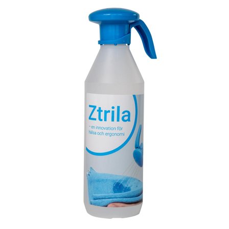 Z-WATER Dänkflaska Ztrila blå tom 500ml - Lyreco - Städ och hygien - Städredskap - Sprayflaskor
