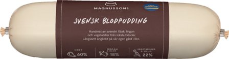 Magnusson Petfood Magnussons Ångkokta Svensk Blodpudding 650 g