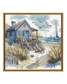 Broderikit Billede Vores strand - AVA Stitch