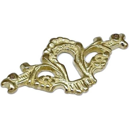 Nyckelhålsskydd 2 1/4" Skåp Möbel Lås Nyckelskylt Nyckelhålskydd för Antika Viktorianska Vintage Lås