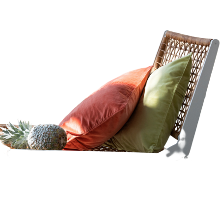 Ceannis Kuddfodral Velvet, 50x50 cm Kuddar Orange ONESIZE