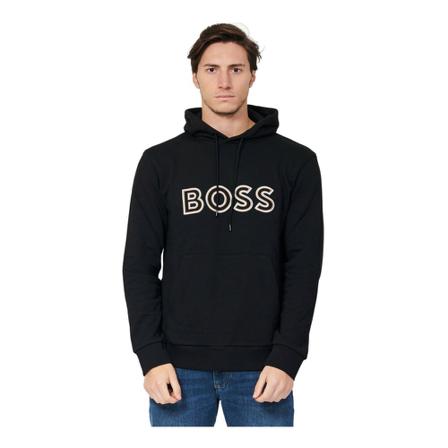 Hugo Boss, Hoodies Czarny, Mężczyzna, Rozmiar: M