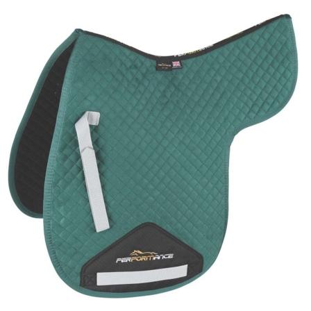 Performance Mocka Horse Numnah 15in - 16,5in Green