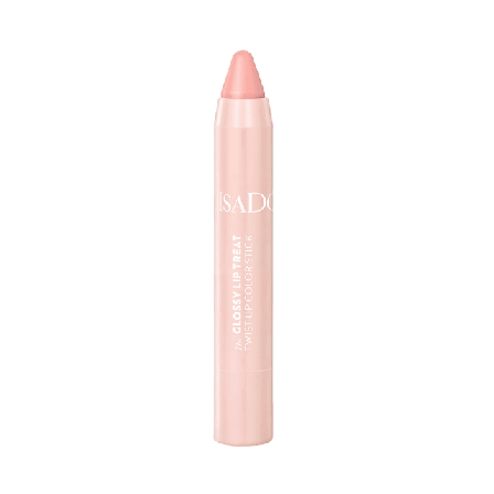 IsaDora The Glossy Lip Treat Twist Up Color Stick Bare Belle Läppglans Unisex Beige 3,3G