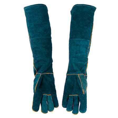 Djurskötselhandskar bitsäkra, 60 cm slitstarka bitsäkra handskar