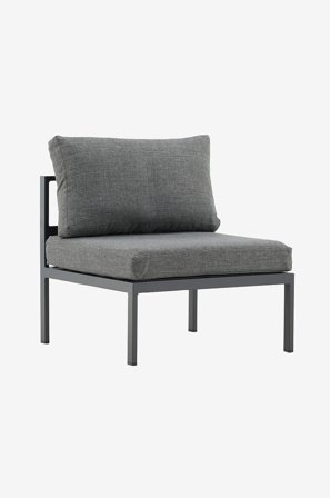 Venture Home - Sohva - keskiosa Cassie - Musta - Sohvamoduulit - - Homeroom