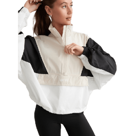 aim'n Balance Blocked Windbreaker Jacket Friluftsjackor Dam Beige S