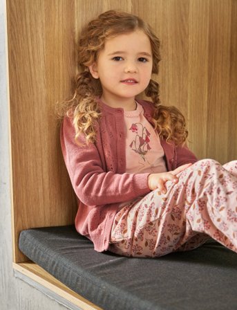 Minymo Pants Aop - Pink - 110