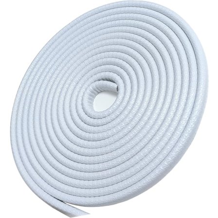 4M Hvid Bil Dørbeskytter Limfri U-formet Gummi Bil Dørkant