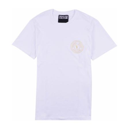 Versace Jeans Couture, T-Shirts Wit, Heren, Maat:L